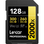 LEXAR Pro Gold SDXC 128GB 300MB/s V90 UHS-II (U3)