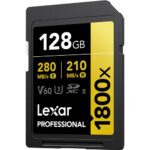 LEXAR Pro Gold SDXC 128GB 280MB/s V60 UHS-II (Pack 2) - Imagem 4