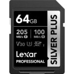 LEXAR Pro Silver Plus SDXC 64GB 205MB/s V30 UHS-I (U3)