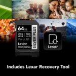 LEXAR Pro Silver Plus SDXC 64GB 205MB/s V30 UHS-I (U3) - Imagen 11