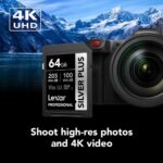 LEXAR Pro Silver Plus SDXC 64GB 205MB/s V30 UHS-I (U3) - Imagen 8