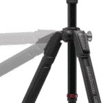 Kit de video de aluminio para trípode MANFROTTO + cabezal de video fluido - Imagen 3