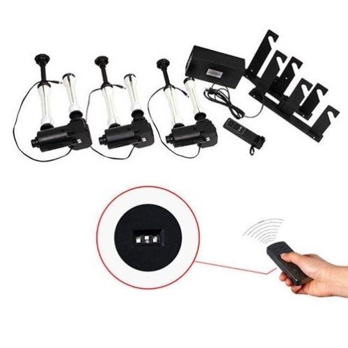 Soporte eléctrico NANLITE para 3 fondos de control remoto