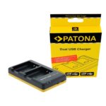 PATONA Carregador Duplo p/baterias Canon LP-E10