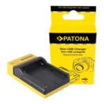 PATONA Cargador USB para baterías SONY NP-FM/NP-F