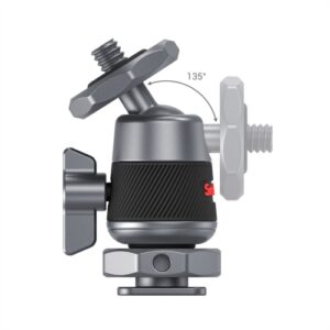 smallrig 2948 mini ball head with removable cold shoe mount