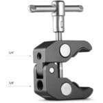 SMALLRIG 2058 Super Clamp con roscas de 1/4"-20-3/8"-16 (x2) - Imagen 3