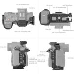 SMALLRIG 4023 “Black Mamba” Cage p/ LUMIX S5 II / S5 IIX - Imagem 4