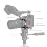SMALLRIG 4337 Half Cage p/ Sony Alpha 6700/6600/6500/6400 - Imagem 3
