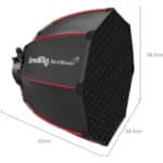 SMALLRIG 4358 RA-D30 Mini Antena Satelital Softbox para RC60B - Imagen 4