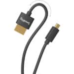SMALLRIG 3043B Cable Micro-HDMI 4K Ultra Delgado a HDMI 55cm - Imagen 2