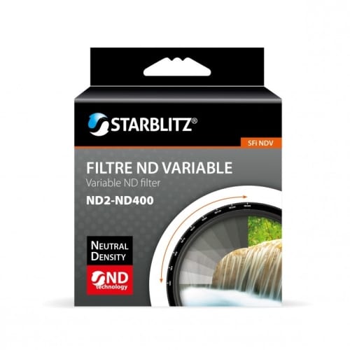 Filtro ND variable STARBLITZ ND2-ND400 (1-9 pasos) 58 mm
