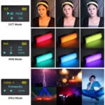 ULANZI 2637 Tubo LED compacto magnético (bicolor + RGB) - Imagen 15