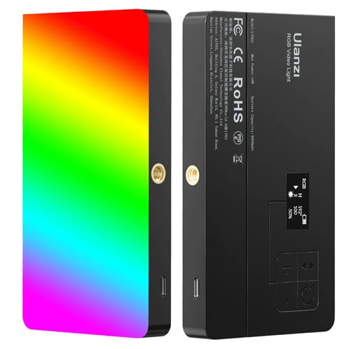 ULANZI B01002 LT002 Iluminador de video LED (bicolor + RGB)