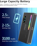 ULANZI VL120 Iluminador de Vídeo LED RGB Bi-Color 2500–9000K - Imagen 2