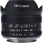 7ARTISANS 7.5mm F/2.8 Mark II Ojo de pez Fujifilm X - Negro