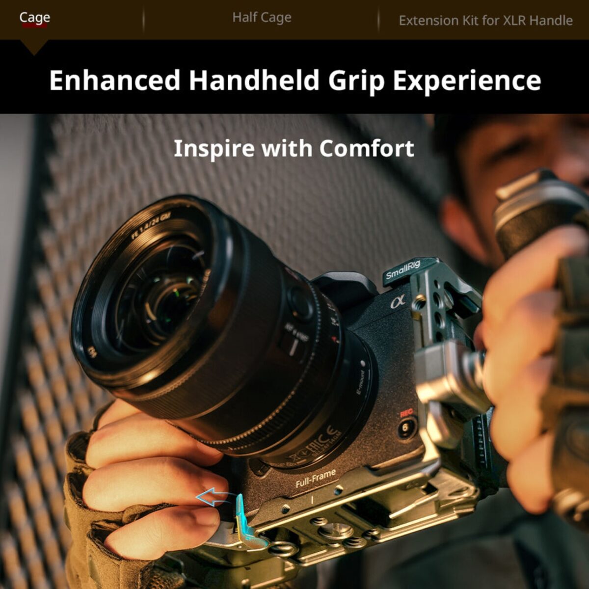 SMALLRIG 4770 Kit de Cage de Libertação Rápida Hawklock p/ SONY FX3 / FX30 - Imagem 14