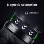 K&F CONCEPT Filtro Magnético CPL Nano-X c/ Anillo Adaptador y Tapa - Imagen 2