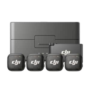 DJI Mic 3 (4 TX + 1 RX + Caixa de Carregamento)