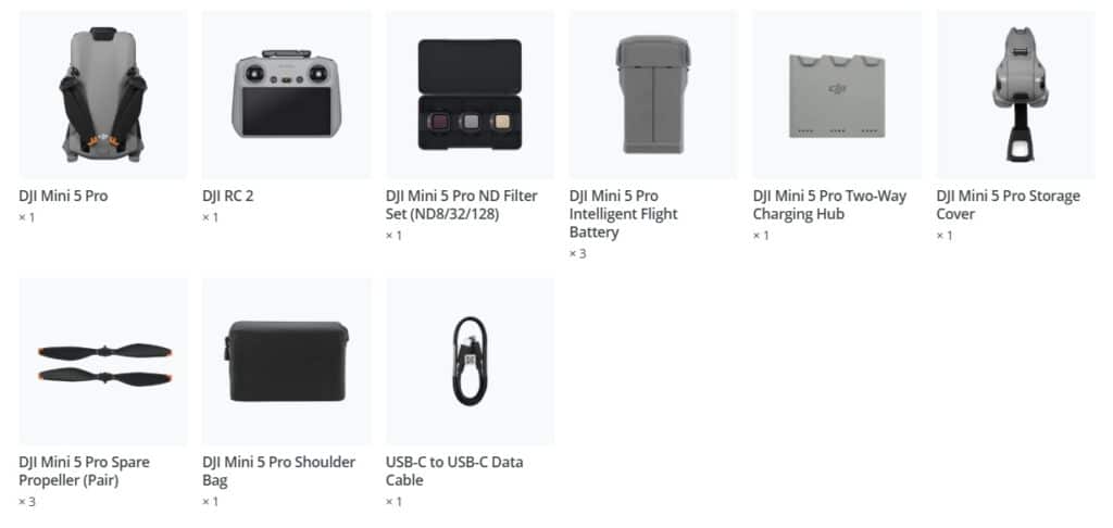 DJI Mini 5 Pro Fly More Combo