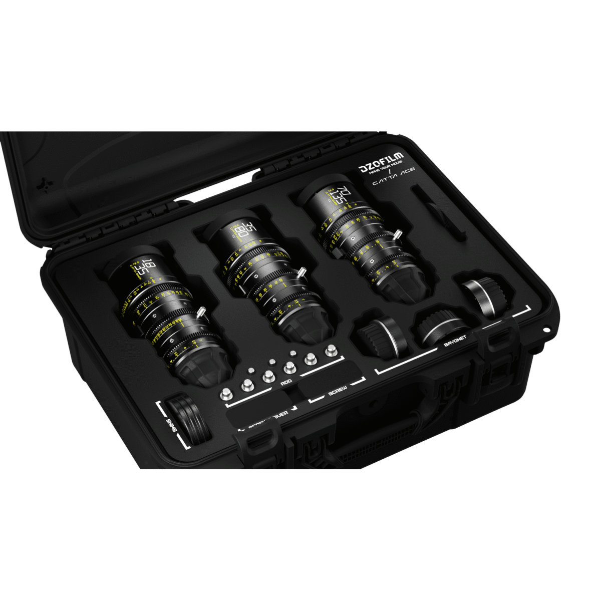 DZOFilm Catta Ace FF 18-35 / 35-80 / 70-135mm T2.9 Cine Zoom - Imagem 1