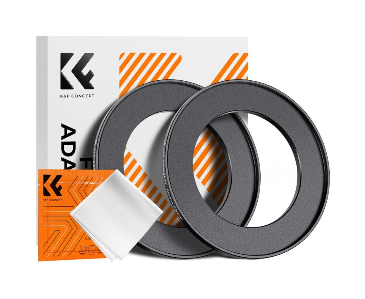 KF05.354 K&F CONCEPT KF05.354 Adaptador de Filtro Step-Up 58mm - 82mm - Imagen 1
