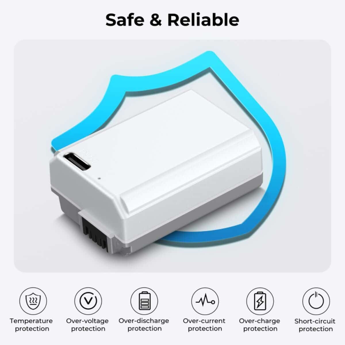 K&F CONCEPT KF28.0026 Batería USB-C  NP-FW50 1100mAh p/Sony - Imagen 4