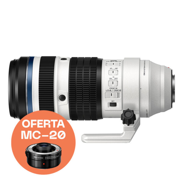 OM System M.Zuiko Digital ED 50-200mm f/2.8 IS PRO com oferta MC-20