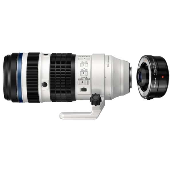 OM System M.Zuiko Digital ED 50-200mm f/2.8 IS PRO e Teleconversor M.Zuiko Digital 2x MC-20