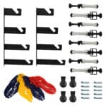 CARUBA BGS‑4 Suporte de Parede/Tecto para 4 Fundos com Desenroladores