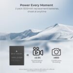 K&F CONCEPT KF28.0107 Cargador Triple + 3 Baterías NP-W126 p/ Fujifilm - Imagen 3