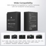 K&F CONCEPT KF28.0107 Cargador Triple + 3 Baterías NP-W126 p/ Fujifilm - Imagen 4