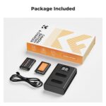 K&F CONCEPT KF28.0044 Cargador Doble + 2 Baterías NP-BX1 para Sony - Imagen 8