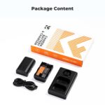 K&F CONCEPT KF28.0093 Kit cargador doble USB-C + 2 baterías LP-E6P - Imagen 6