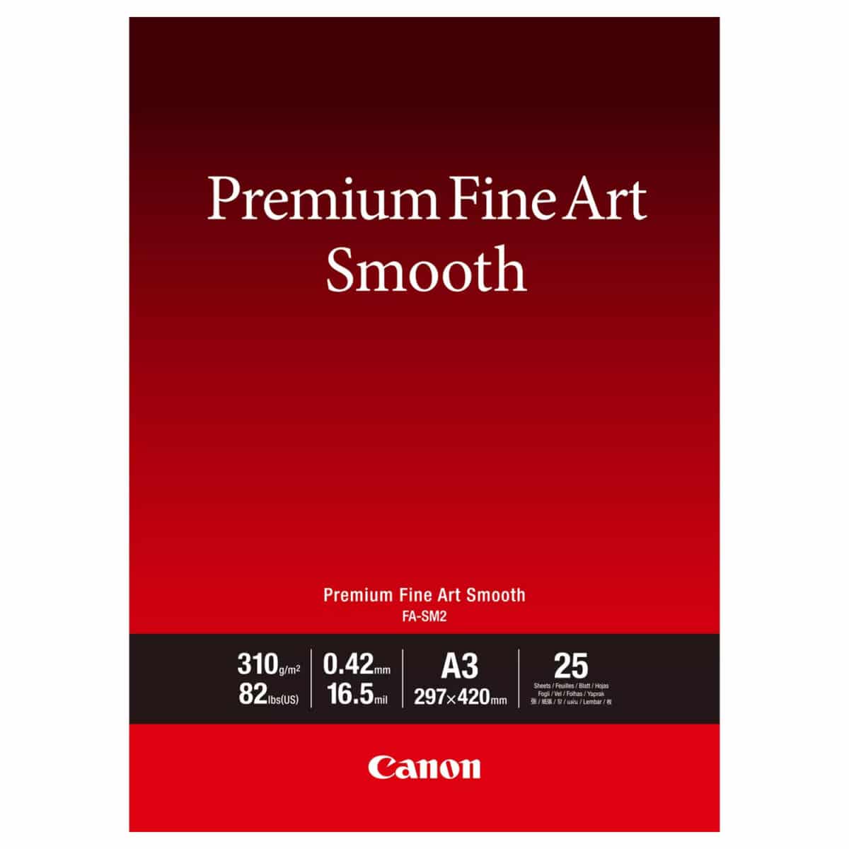Canon FA-SM2 Canon FA-SM2 Premium Fine Art Smooth Paper A3 - 25