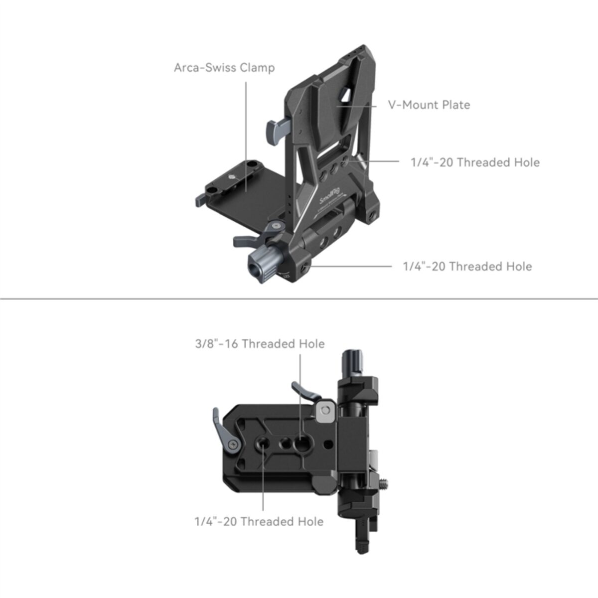 SMALLRIG 4505 - Plate p/ bateria V-Mount - Imagen 4