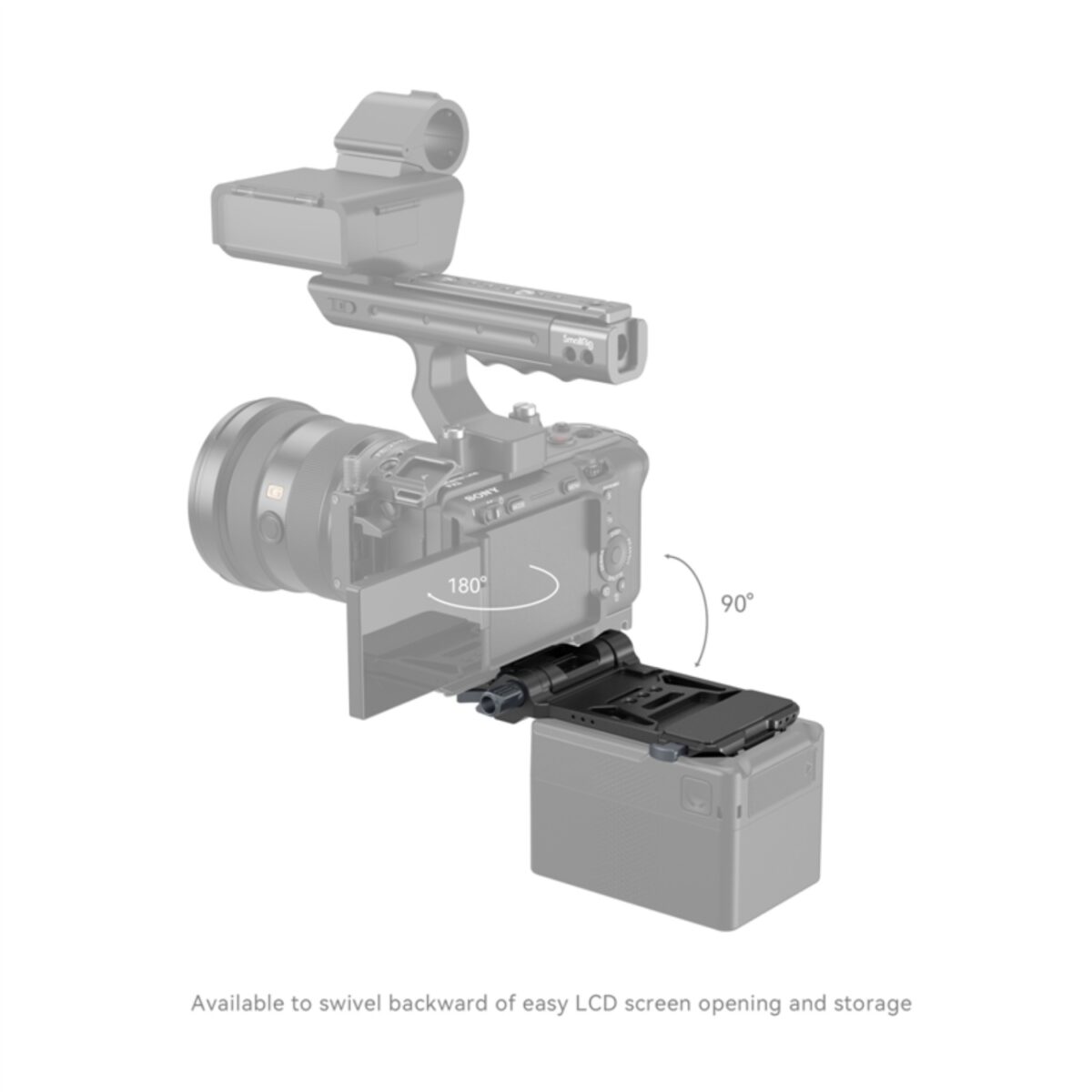 SMALLRIG 4505 - Plate p/ bateria V-Mount - Imagen 5