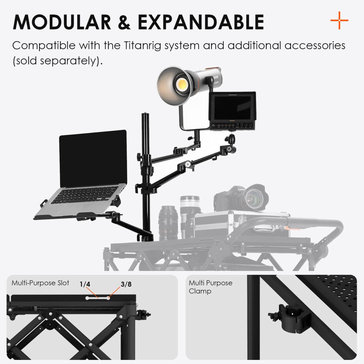 TARION TitanRig Cart – Carro de Transporte Plegable y Modular - Imagen 3
