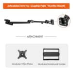 TARION TitanRig X Brazo Modular Articulado con Soporte p/ Portátil y Montaje VESA - Imagen 2