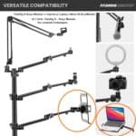 TARION TitanRig X Brazo Modular Articulado con Soporte p/ Portátil y Montaje VESA - Imagen 4