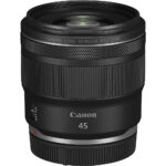 Objetiva Canon RF 45mm f/1.2 STM vista cima frontal