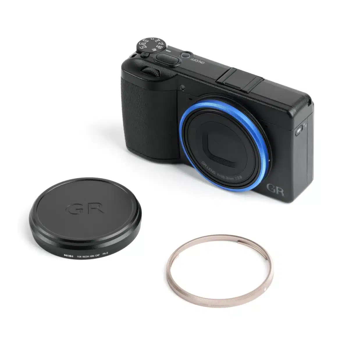 NiSi Kit de 2 Anillos + Tapa de Objetivo para Ricoh GR IV - Imagen 1