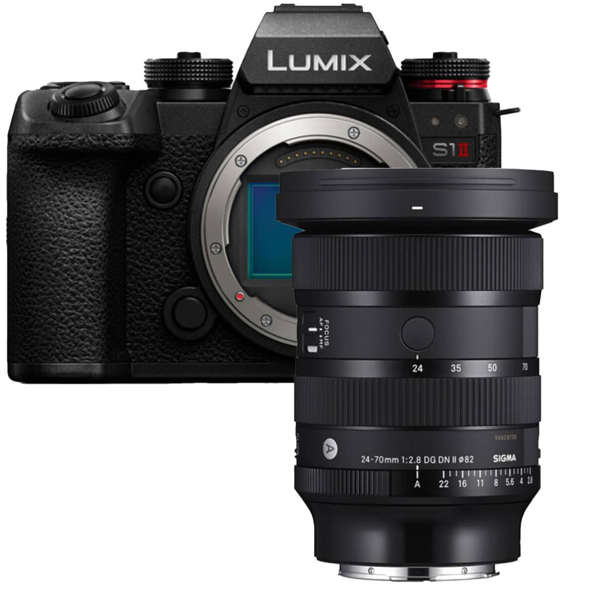 PANASONIC Lumix S1 II + SIGMA 24-70mm f/2.8 DG DN II (Bundle) - Imagen 1