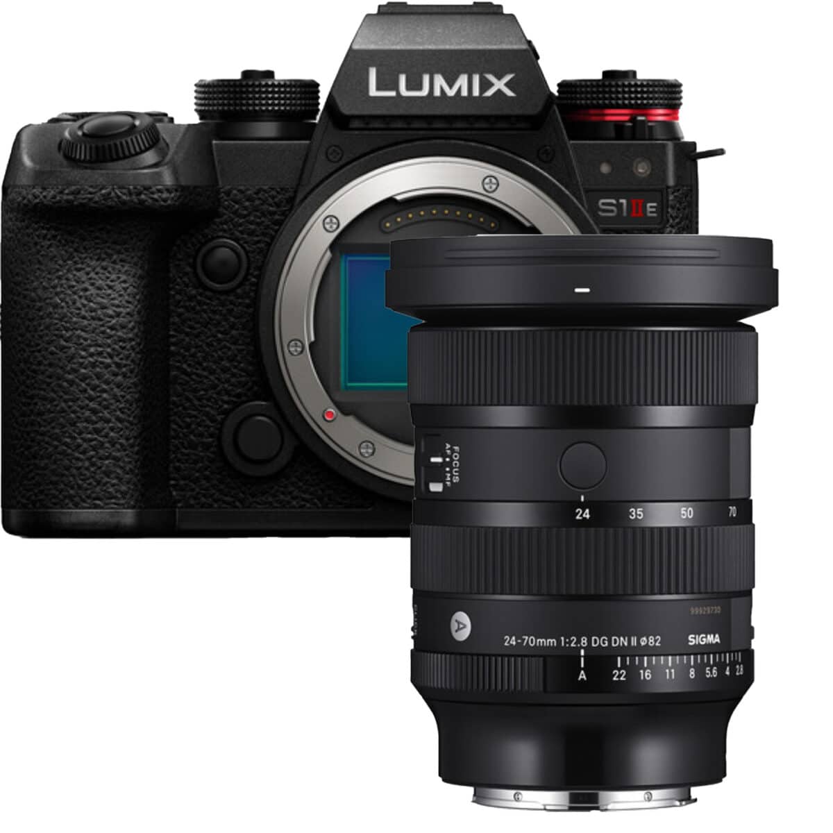 PANASONIC Lumix S1 IIE + SIGMA 24-70mm f/2.8 DG DN II (Bundle) - Imagen 1