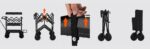 TARION TitanRig Cart – Carro de Transporte Plegable y Modular - Imagen 6