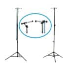 CARUBA Kit 2x Tripé de Estúdio LS-8 292 cm + Desenroladores de Fundos c/Corrente (BUNDLE)