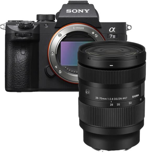 SONY Alpha a7 III + SIGMA 28-70mm f/2.8 DG DN Contemporary (BUNDLE)