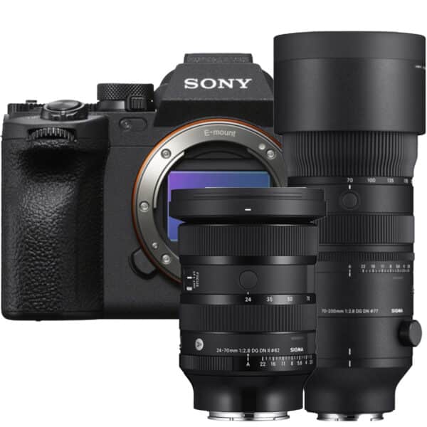 SONY Alpha a7 IV + SIGMA 24-70mm f/2.8 + 70-200mm f/2.8 DG DN OS Sports (Bundle)