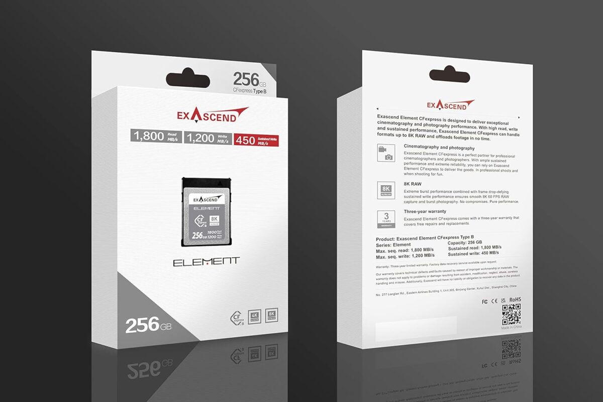 EXASCEND Element CFexpress Tipo B 256GB 1800MB/s - Imagen 4