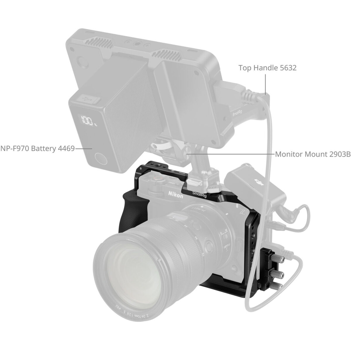 Smallrig 5467 Cage para Nikon ZR - Imagen 7